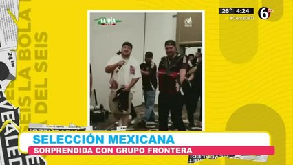 ¡Grupo Frontera Sorprende a la Selección Mexicana para Motivarlos! 🎶