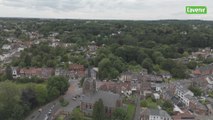 Le Brabant wallon vu du ciel : Le village de Limal et ses alentours