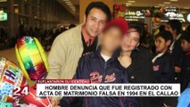 ¡Suplantaron sus identidades! Hermanos denuncian que fueron registrados en actas de matrimonio falsas