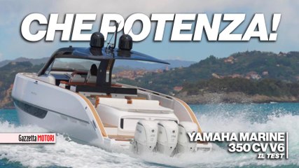 Yamaha Marine, ecco il motore V6 350 Cv elegante, leggero e potente