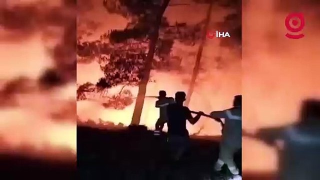 Denizli’de orman yangını! 21 saattir sürüyor... Bir mahalle tahliye edildi