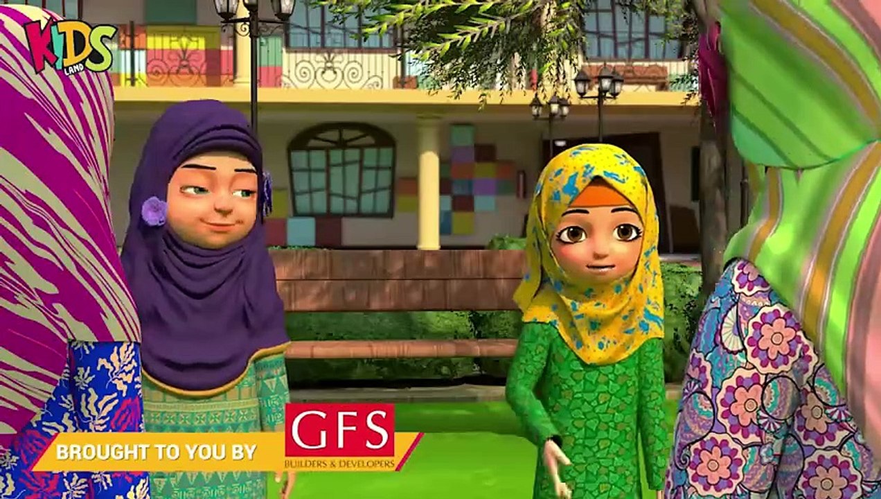 Raiqa Aur Areeba Ka Mazak  _ Kaneez Fatima New Cartoon  _ 3D Animation _ Islamic Cartoon (1)