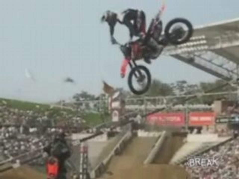 Biker Slams Into Cameraman