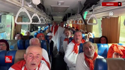 Hacı adaylarının Arafat'a yolculuğu başladı