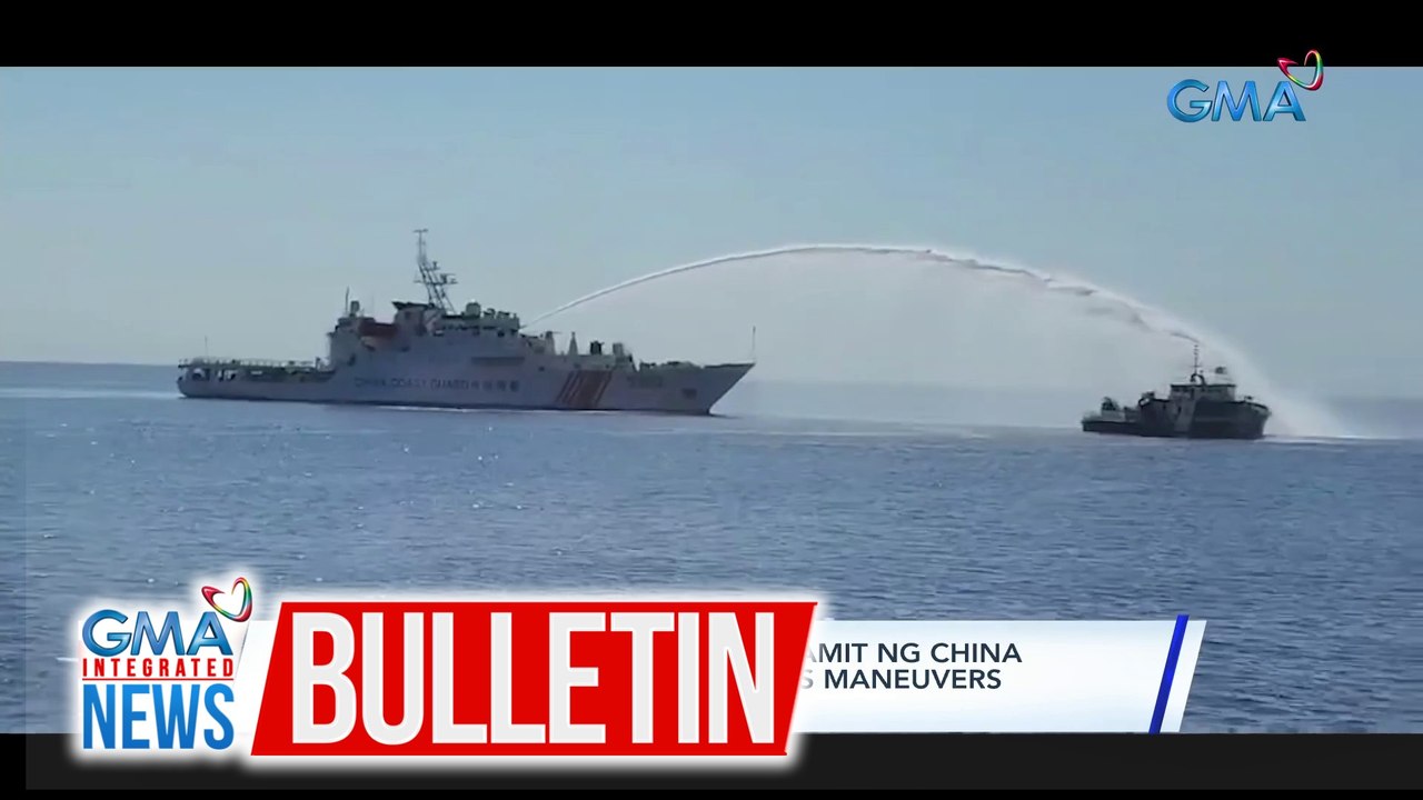 G7 leaders, nababahala sa paggamit ng China ng water cannons at dangerous maneuvers laban sa PH vessels | GMA Integrated News Bulletin