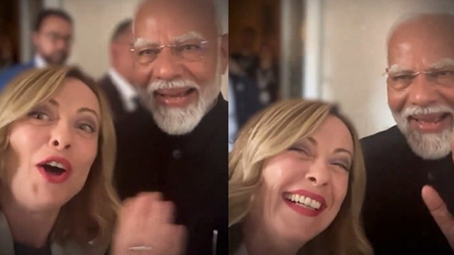 PM Modi Italy PM Giorgia Meloni Selfie Video Viral, Hello #Melodi Funny Memes & Public Reaction