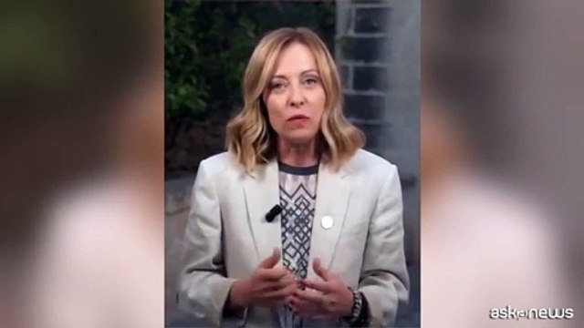 G7, Meloni: l'Italia al centro del mondo, siamo riusciti a stupire