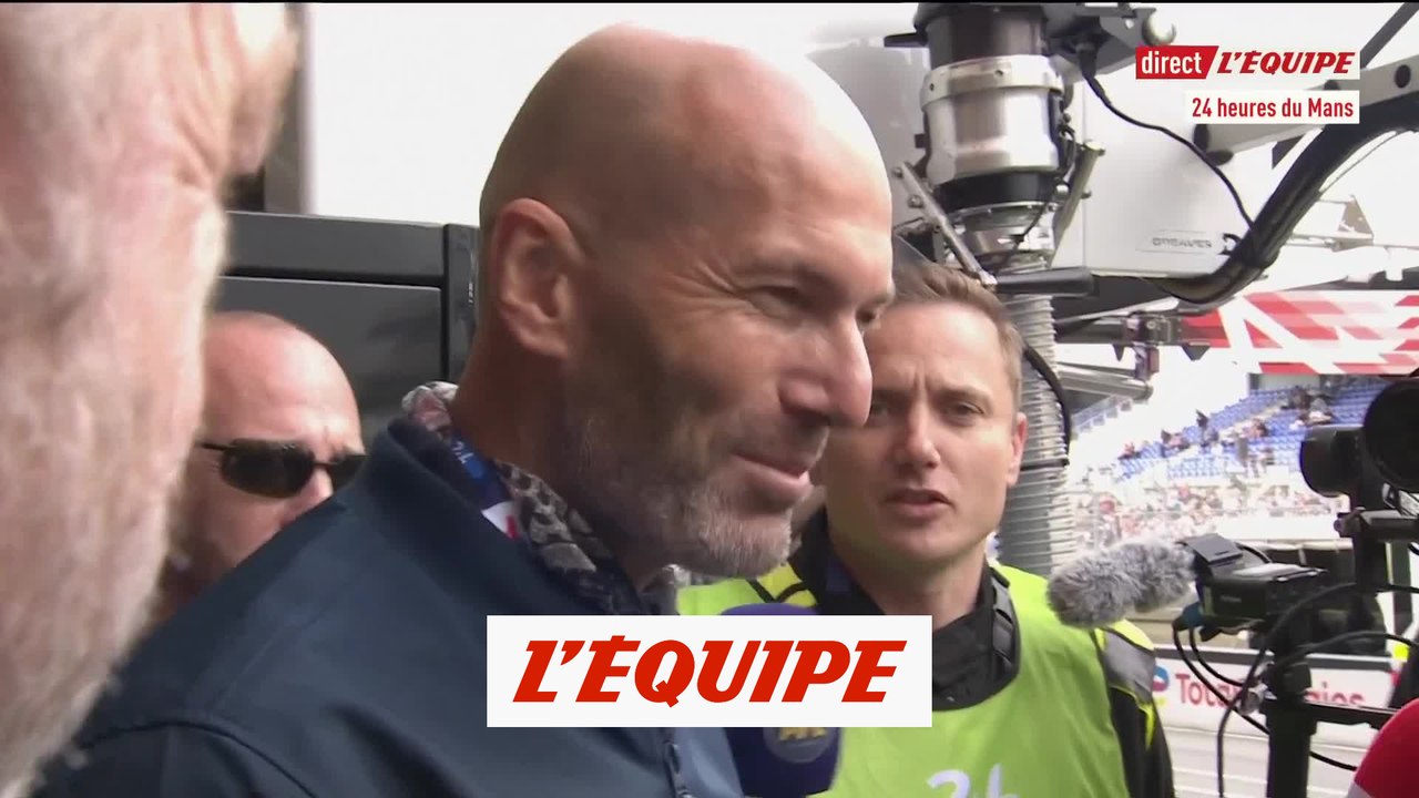 Zidane : « C'est un honneur d'être là ! » - Auto - 24 heures du Mans