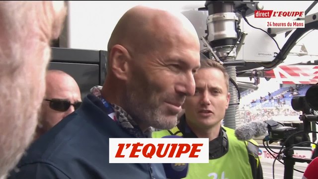 Zidane : « C'est un honneur d'être là ! » - Auto - 24 heures du Mans