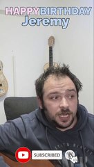Happy Birthday, Jeremy! Geburtstagsgrüße an Jeremy