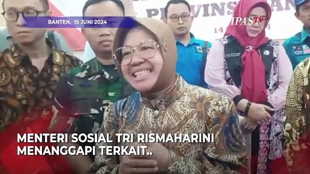 Mensos Risma Tanggapi Korban Judi Online Dapat Terima Bansos