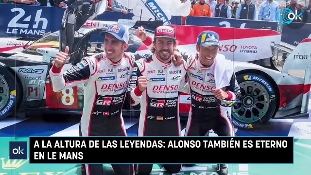 A la altura de las leyendas: Alonso también es eterno en Le Mans