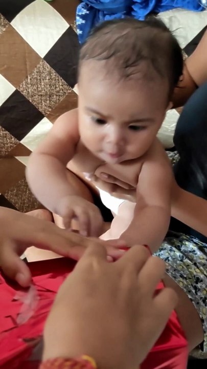 Cute Baby's Excitement
