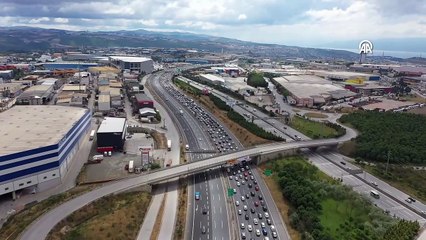 Anadolu Otoyolu'nda bayram yoğunluğu