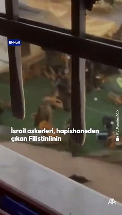 İsrail vahşeti! Cezaevinden çıkan Filistinlinin evine saldırdılar