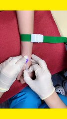 How to pass IV line. Intravenous injections.