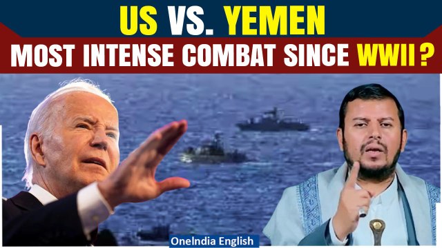 A Complete Showdown between Biden's Navy and Yemen's Houthis | Red Sea Conflict Escalates | Oneindia