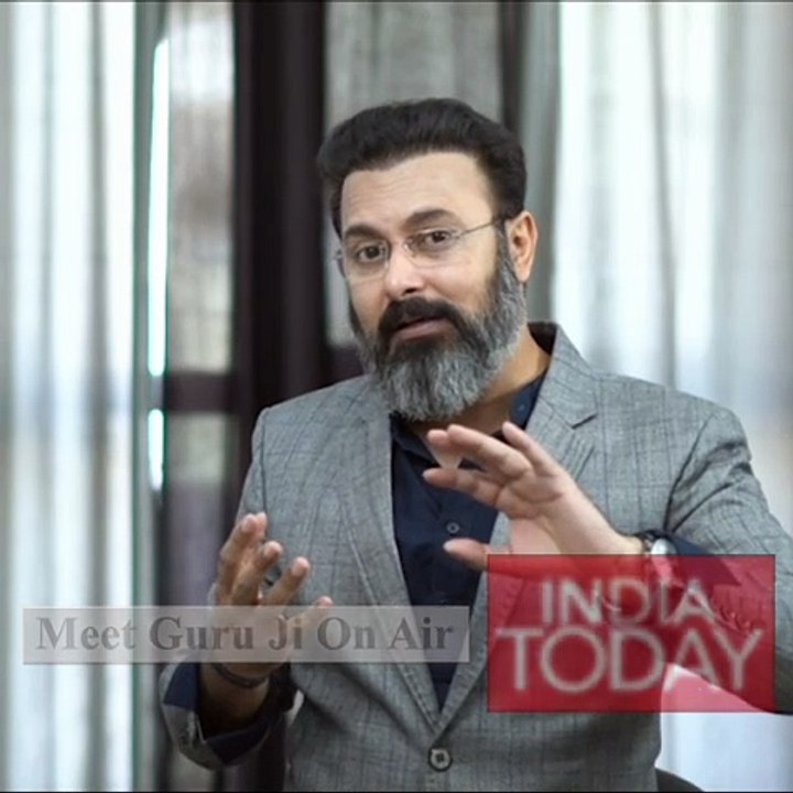 Meet Guru Ji Dr. Raj On Air India Today.