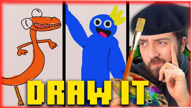 RAİNBOW FRİENDS KARAKTERLERİ ÇİZDİK | ROBLOX SPEED DRAW | HAN KANAL ROBLOX KRALI