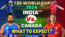 India vs Canada T20 World Cup 2024 Match Preview and Predicted Playing 11 | Oneindia News