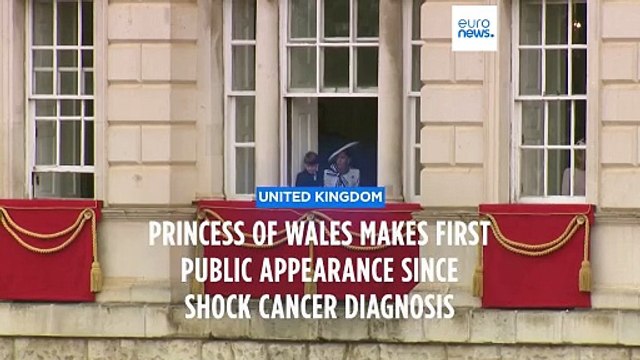 Princess of Wales makes first public appearance since cancer diagnosis