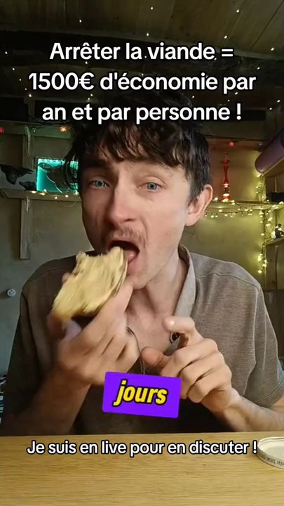 1500€ d'économie par an si on arrête la viande !