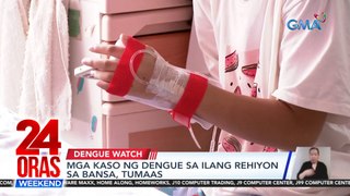 Mga kaso ng dengue sa ilang rehiyon sa bansa, tumaas | 24 Oras Weekend