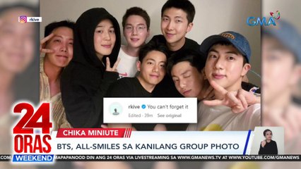 Group photo ng BTS | Birthday ni Hoshi | Barbie Forteza binati si David Licauco | 24 Oras Weekend