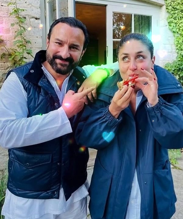 Kareena Kapoor and Saif Ali Khan کرینہ کپور اور سیف علی خان