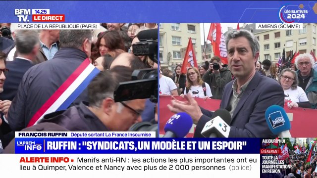 François Ruffin estime que la décision de Jean-Luc Mélenchon de se mettre en retrait est une bonne nouvelle