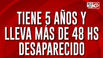 Desesperada búsqueda de Loan: tiene cinco años y está desaparecido hace más de dos días
