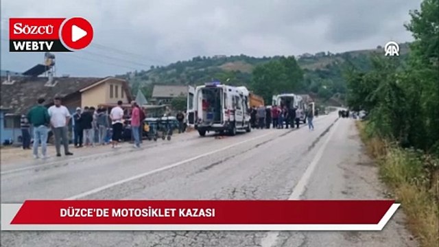 Motosikletin çarptığı yayanın sağ bacağı koptu, sürücü de ağır yaralı