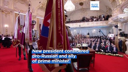 Peter Pellegrini is sworn in as Slovakia's new president