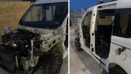 Bayram öncesi kiraladığı aracı Ankara’ya getirip parçalarken suçüstü böyle yakalandı