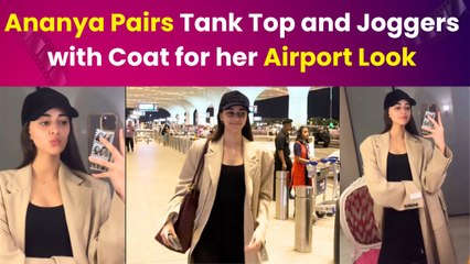 Ananya Panday serves fashion perfection in her latest airport ensemble