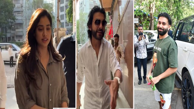 Janhvi Kapoor अपने Rumoured Boyfriend Shikhar Pahariya और दोस्त Orry के साथ हुई Spot