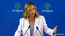 G7, Meloni: nessun passo indietro su diritti Lgbt