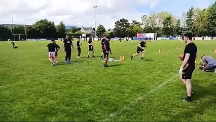 Pittsburgh Steelers host American football youth camp in Belfast