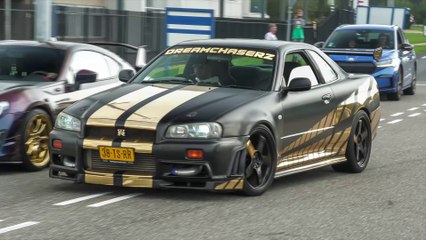 JDM Cars Arriving at Go Japan 2023 - Pandem Skyline, Top Secret GT-R, 800HP Skyline R33, 1JZ Silvia