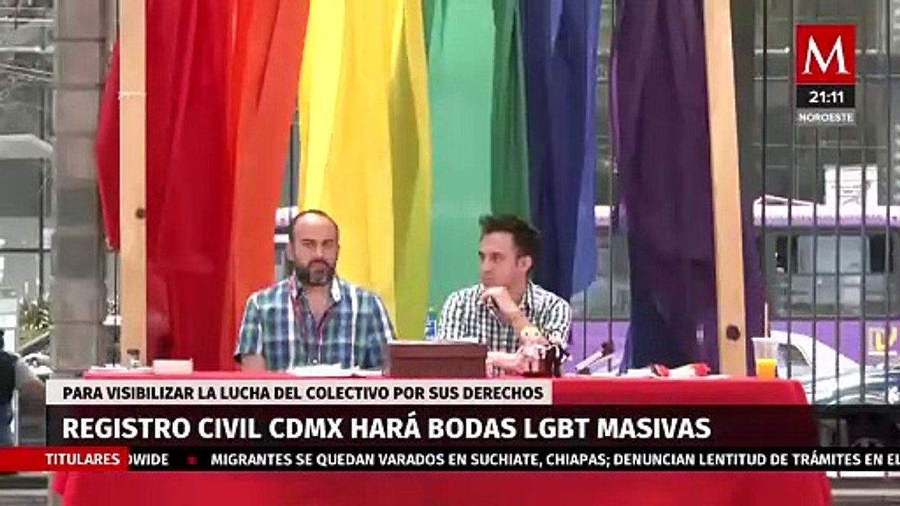 ¡A dar el sí! CdMx lanza registro de bodas colectivas para matrimonios LGBT