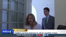 Ceasefire and loans: the G7 Summit comes to a close
