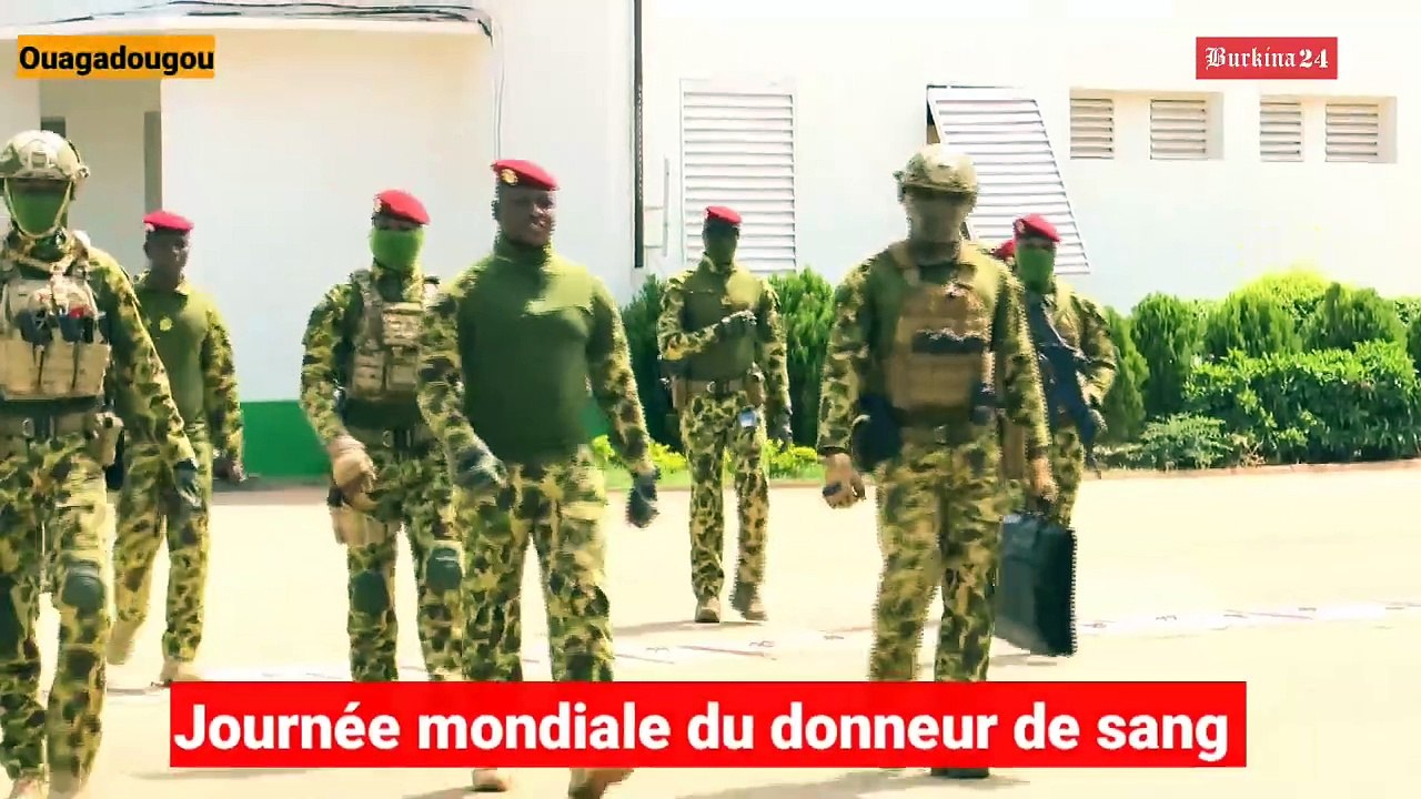 Journée mondiale du donneur de sang : Le capitaine Ibrahim Traoré donne l'exemple