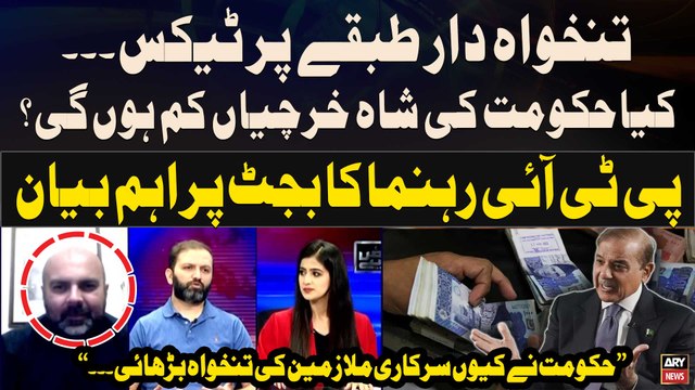 Govt Nay Kyun Govt Employees Ki Salaries Barhai... , Taimur Jhagra Raises Big Questions