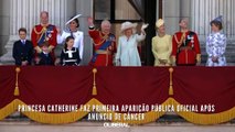 Princesa Catherine faz primeira aparição pública oficial após anúncio de câncer