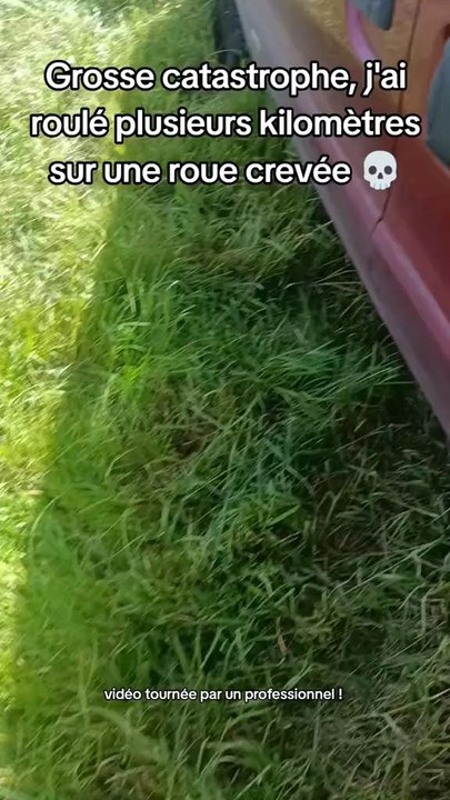 J'ai roulé Sur ma roue crevée... Catastrophe 