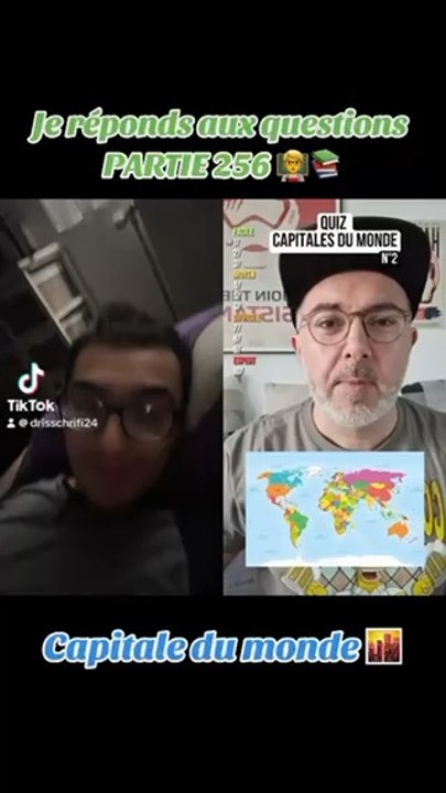 Je réponds aux questions PARTIE 256 (capital du monde) ‍