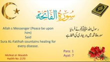 Surah Fateha only Englisch translation