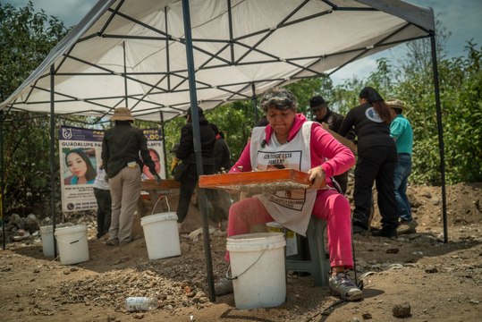 Durante la búsqueda de Pamela Gallardo, en el Ajusco, hallan restos óseos