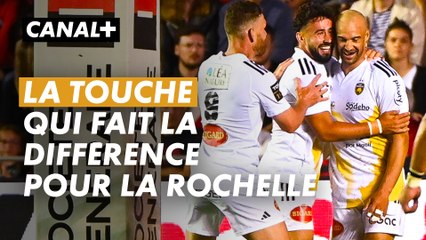 La touche jouée rapidement permet à Leyds de marquer le deuxième essai rochelais - Toulon / La Rochelle - TOP 14 - Barrages