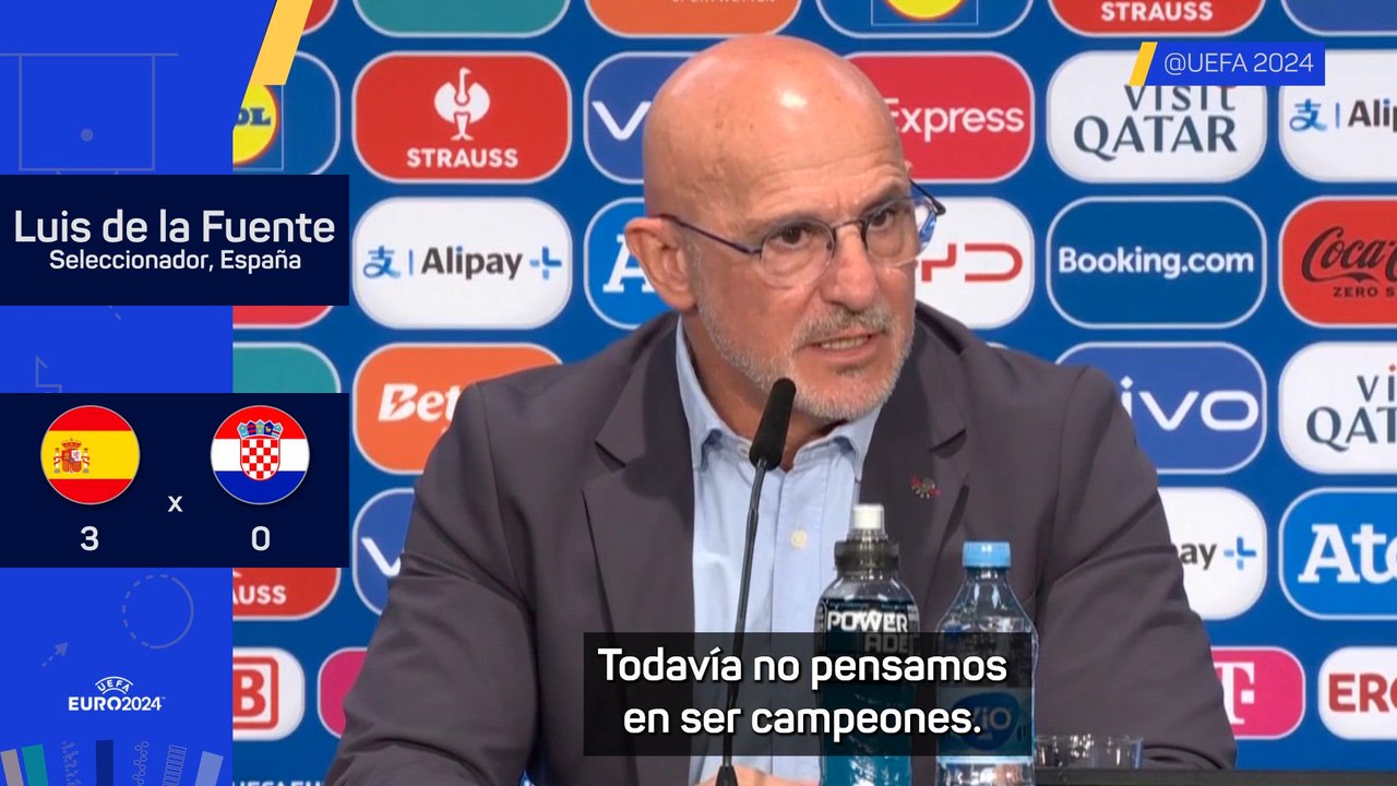 De la Fuente: "Ojalá podamos conseguir los éxitos de Aragonés y Del Bosque"
